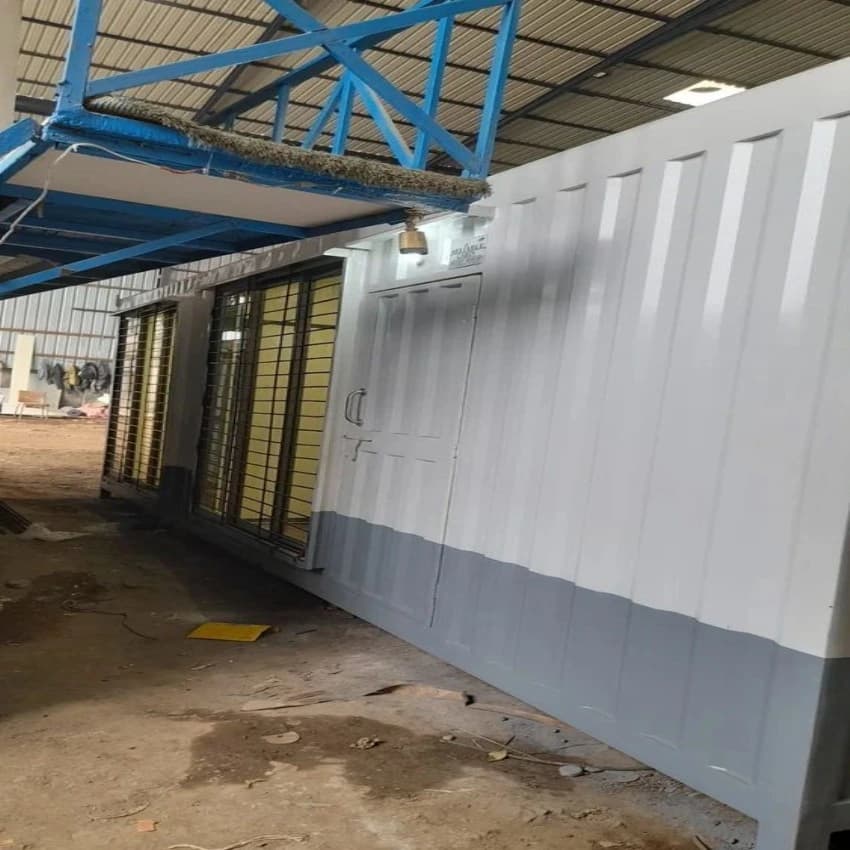 Steel Rectangular Galvanised Office Cabin