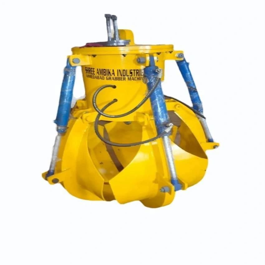 Mild Steel Hydraulic Scrap Grapple Machine