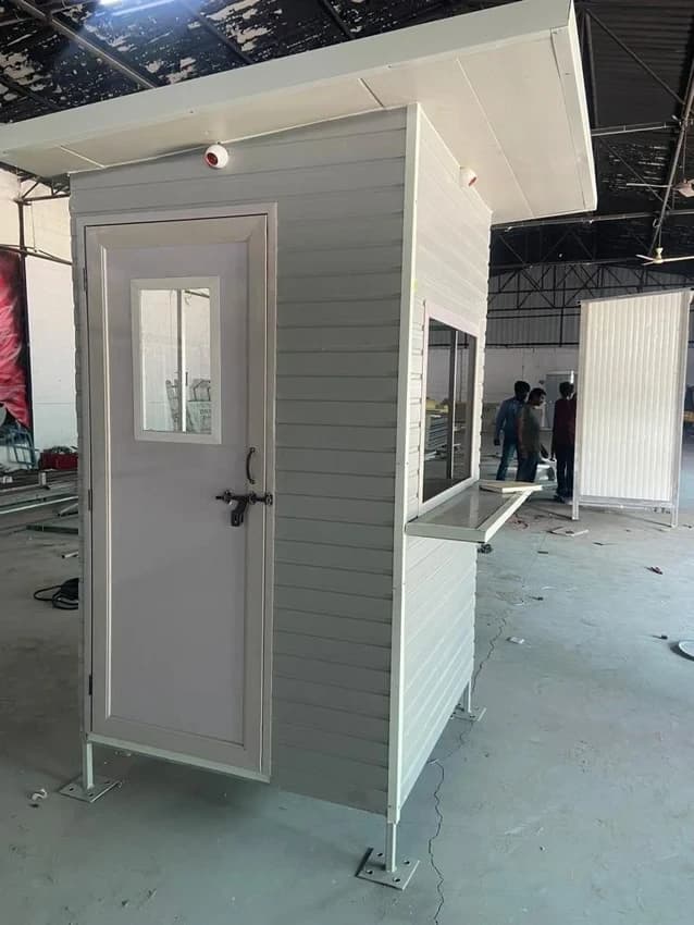 PVC Panel Built Security Cabin