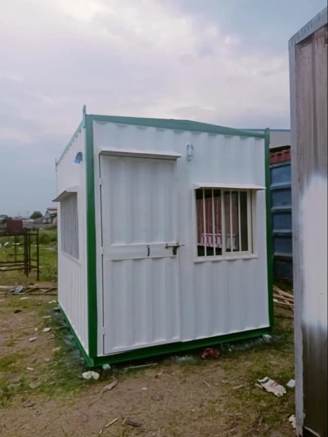 Mild Steel MS Porta Cabins For Security Guard