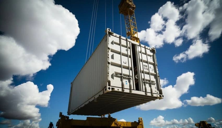 Mild Steel Dry Container Cargo Containers, Capacity: 20 ton
