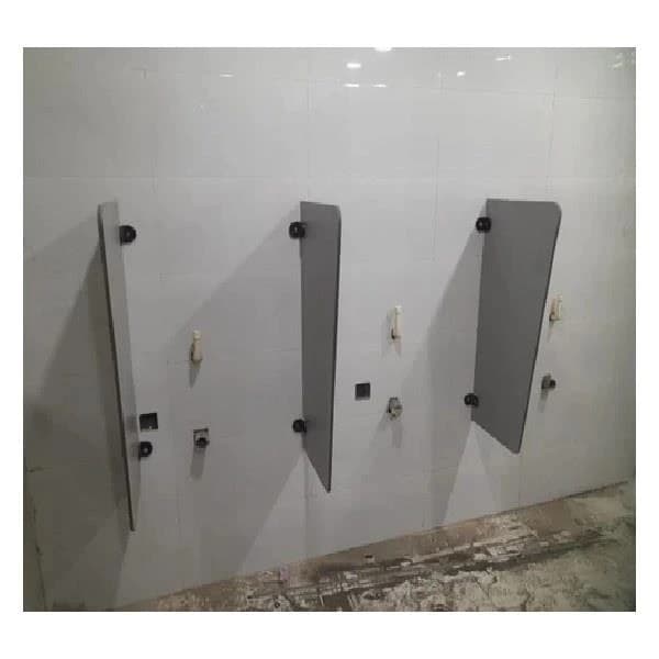 Grey HPL Board Urinal Partition