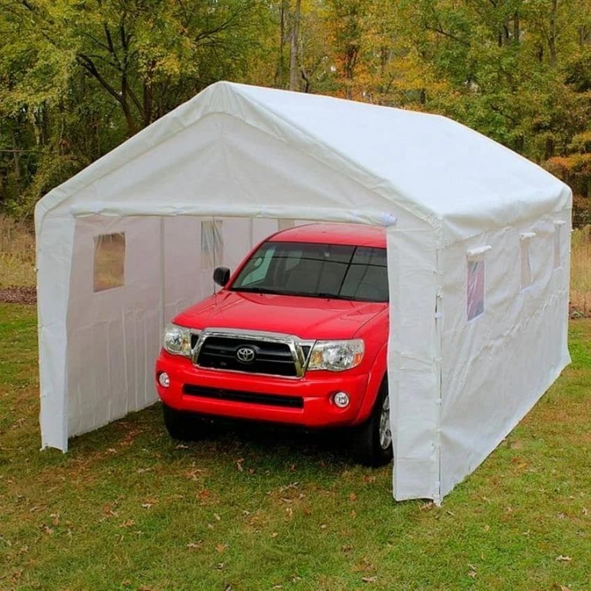 PVC White Portable Car Golding Parking Shed