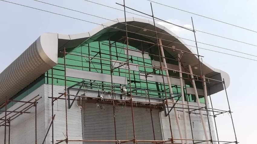 Poly Carbonate Parking Shed Work