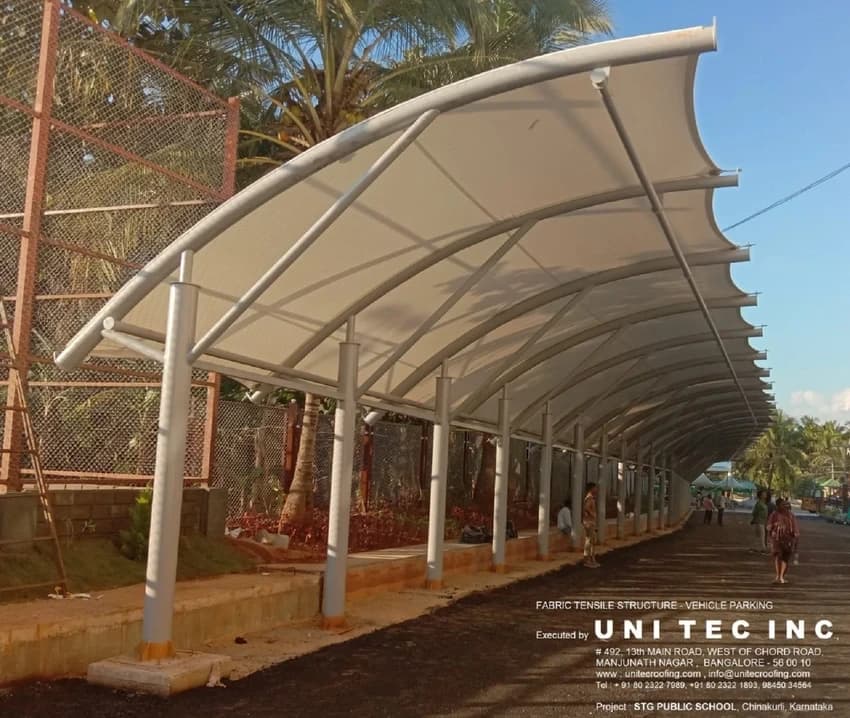 Car Parking Tensile Structure