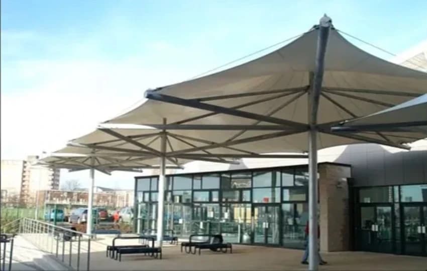 Conical Tensile Fabric Canopies, For Outdoor