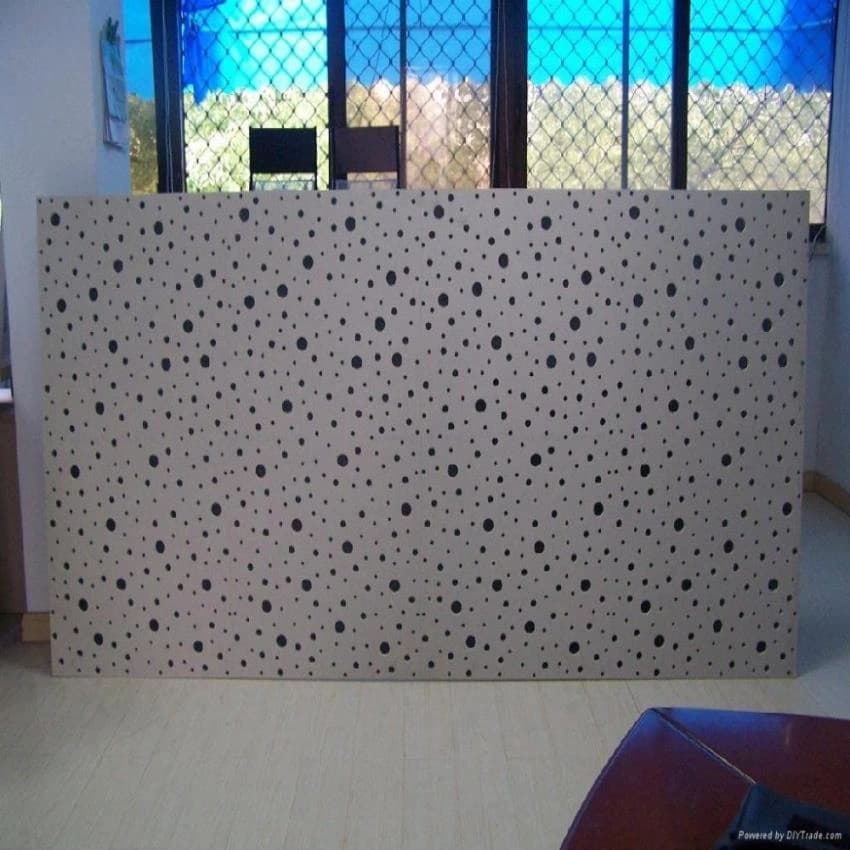 Off White Acoustic Board for Sound Absorbers