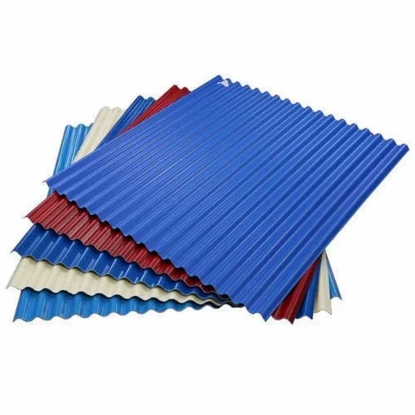 Coated UPVC Multicolor Corrugated Sheet, For Commercial