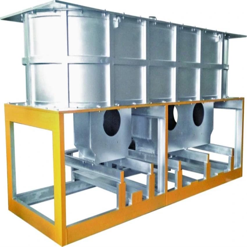 50-360 kW Brass/Copper Continuous Casting Melting Furnace