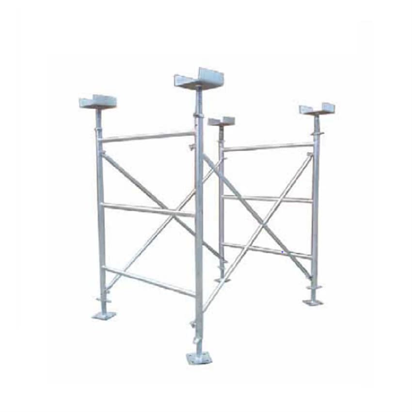 Hot Dipped Galvanized Mild Steel H Frame Scaffolding