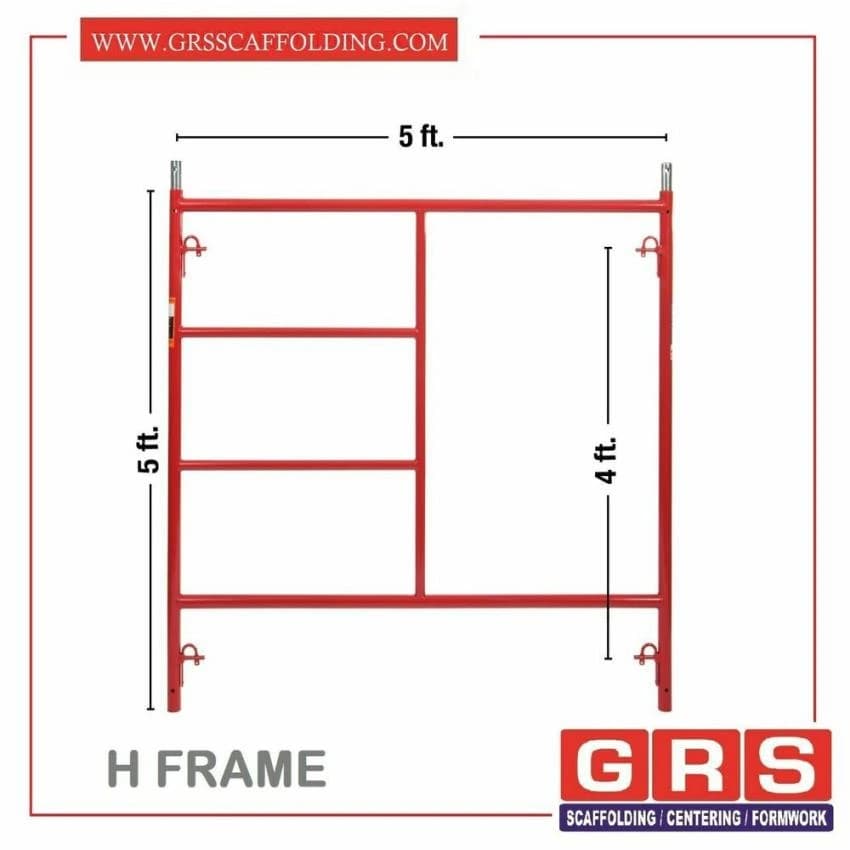 Auliv Green Or Blue Color Galvanized H Frame Scaffolding, 2000mm*1500mm