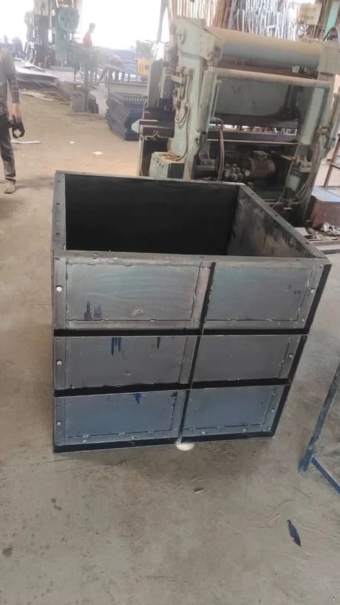 Gray 36 x 15 Inch Mild Steel Riveted Centering Plate
