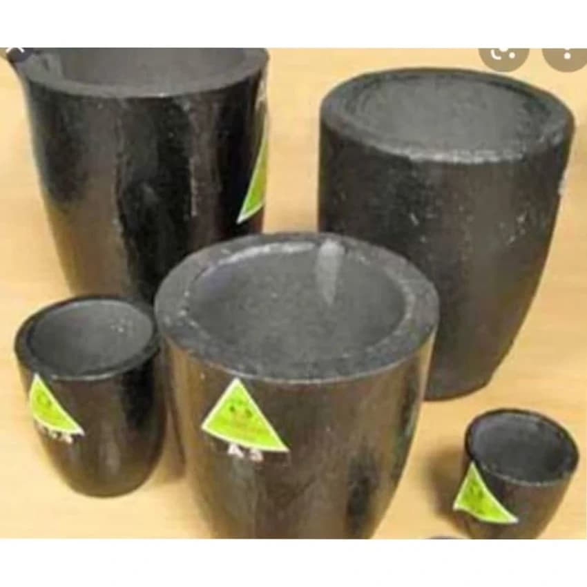 Morganite Crucible, Silicon Graphite, Round