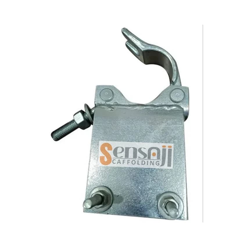 Cast Iron Rectangular Scaffolding Ladder Clamp, Silver