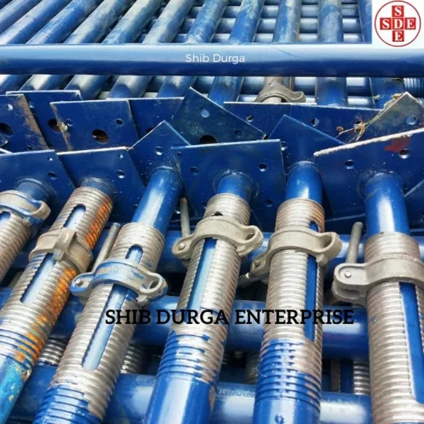 Mild Steel Color coated SHIB DURGA SCAFFOLDING PROPS, For Construction, Shape: Round