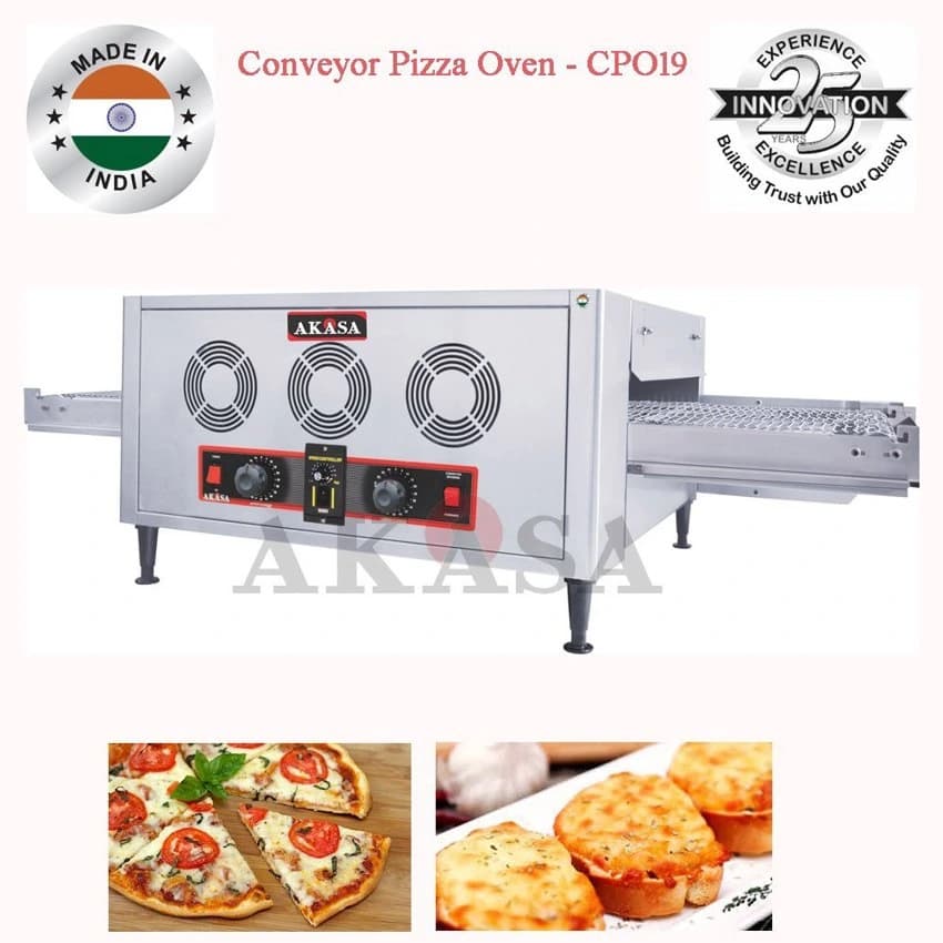 Akasa Indian Electric Conveyor Pizza Oven 18" Pizza