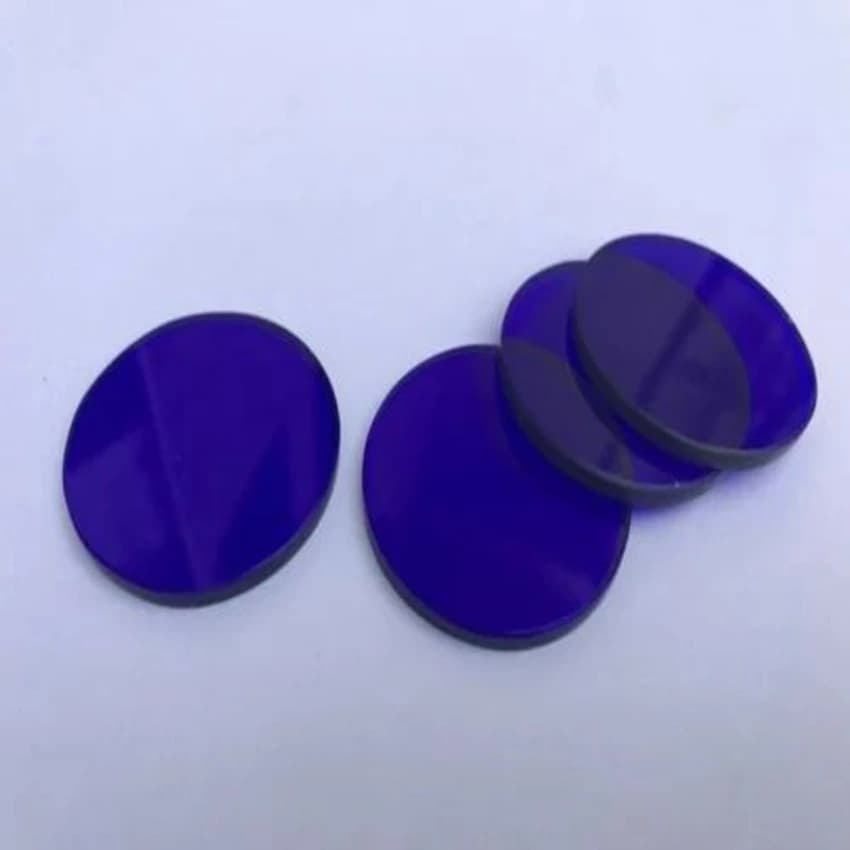 Kiln Viewing Peep Hole Blue Glass