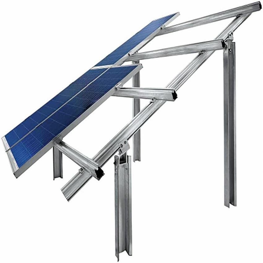 Aluminum Mild Steel Solar Panel Mounting Structure, For Commercial, Thickness: 2.5mm