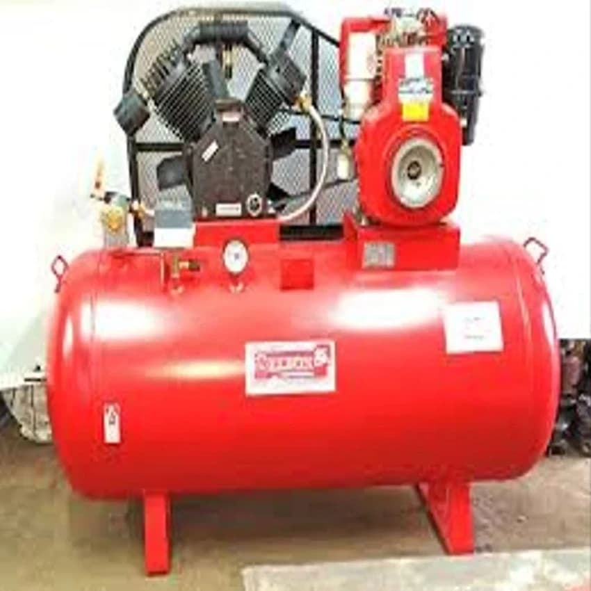 Reciprocating Horizontal Air Compressor, 8 bar (115 psi), 1.0 HP