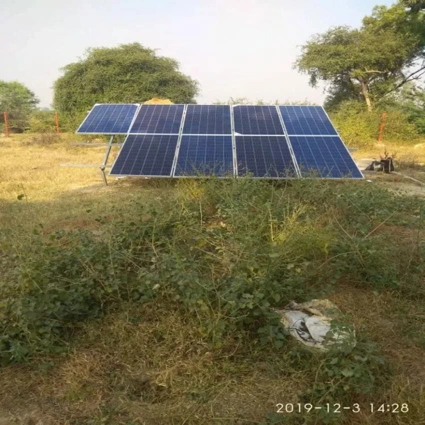Mounting Structure On Grid Industrial Solar Power Systems