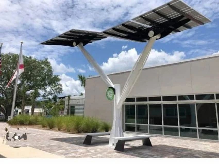 Battery Grid Tie Solar Tree Solar Power Systems, For Government