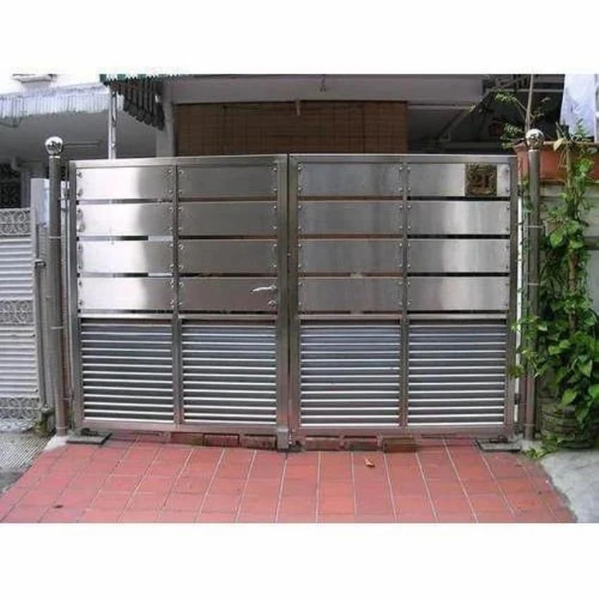 Modern Stainless Steel Gate, For Home