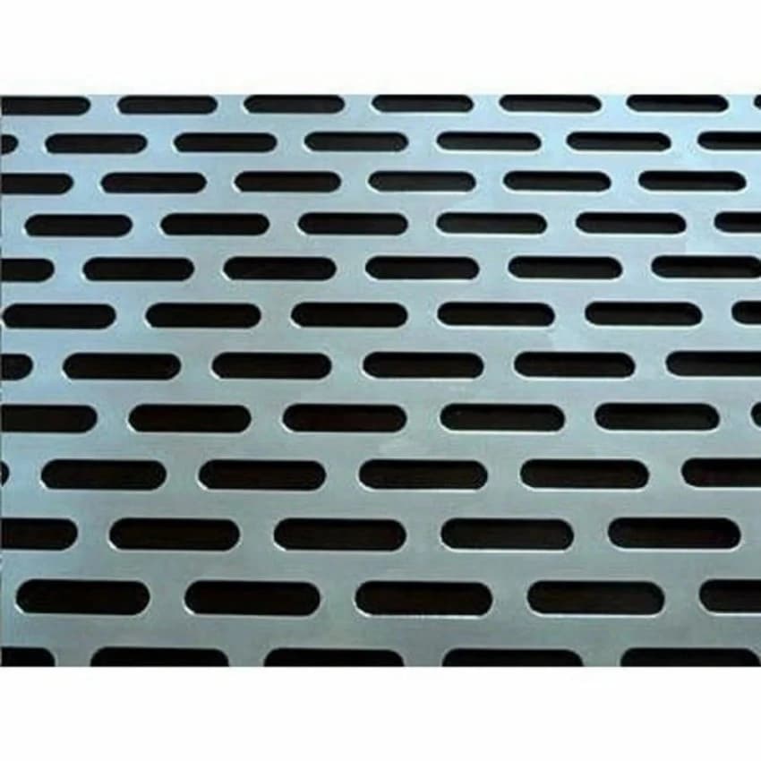 Stainless Steel Slotted Hole Perforated Sheet