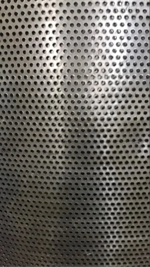 Mild Steel Perforated Sheet (Square Hole, 0.80 mm Thickness, 1.00 mm Hole Diameter, 30% Open Area, 2.50 mm Pitch, 6x3 ft)
