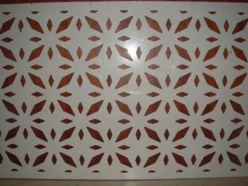 2D And 3D Corian Jali Cut Work for Home
