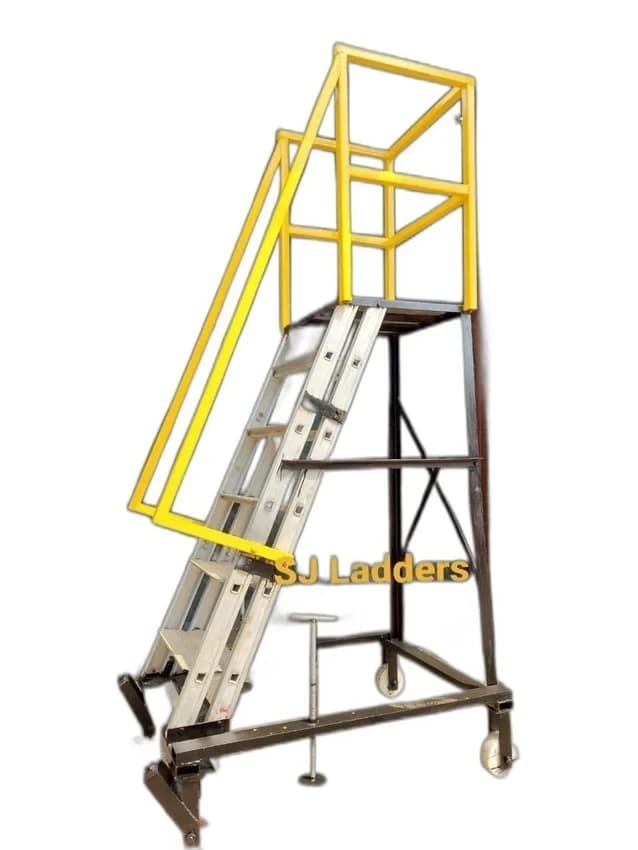 15 Feet Stainless Steel Step Ladder