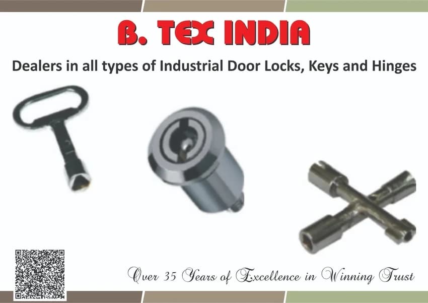 All Types Of Industrial Door Locks, Keys And Hinges