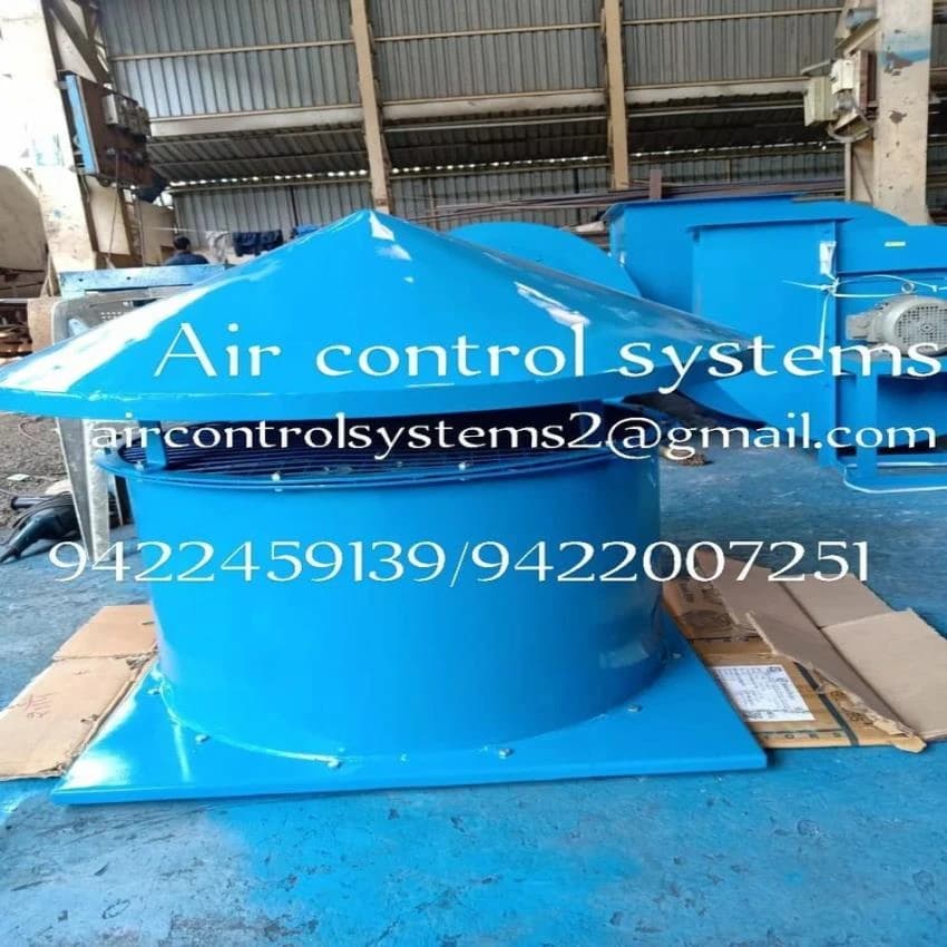Mild Steel Blue Industrial Roof Exhauster