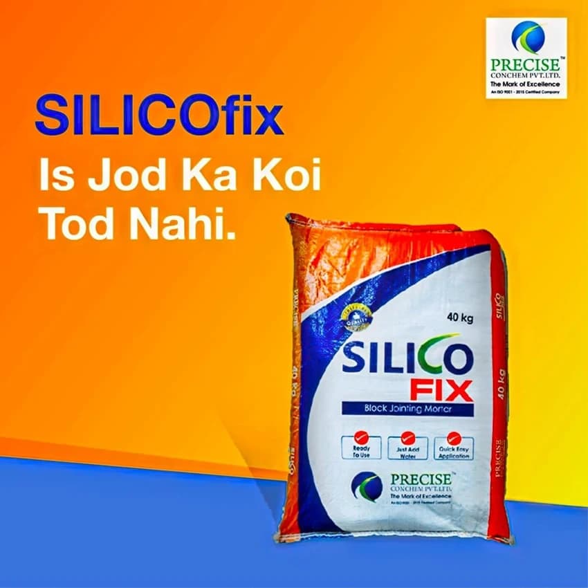 Silico Fix Masonary Mortar - M 10, 40 Kg