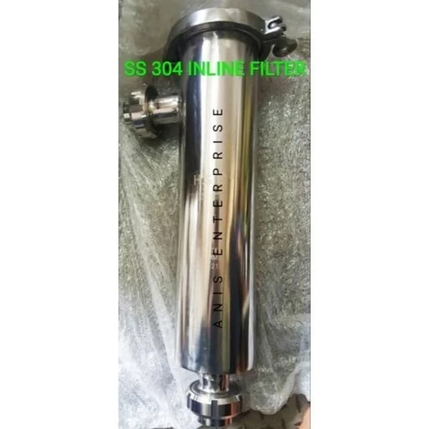 StainleSS Steel SS 304 Filter, Length: 5-10 inch, Diameter: 1