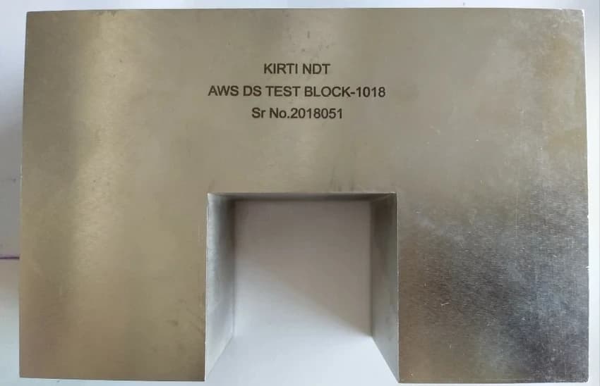 DS Ultrasonic Calibration Block