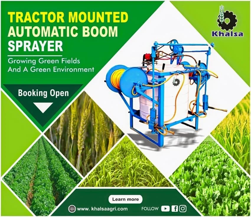KhalsaTractor Mounted Automatic Sprayer.