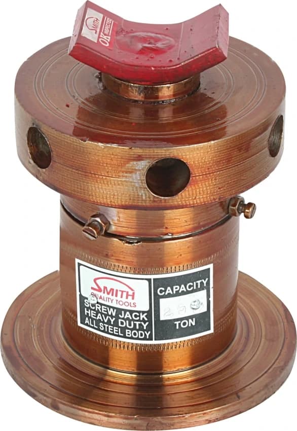 Red Screw Jack ST-244, For Automobile, 5 Ton