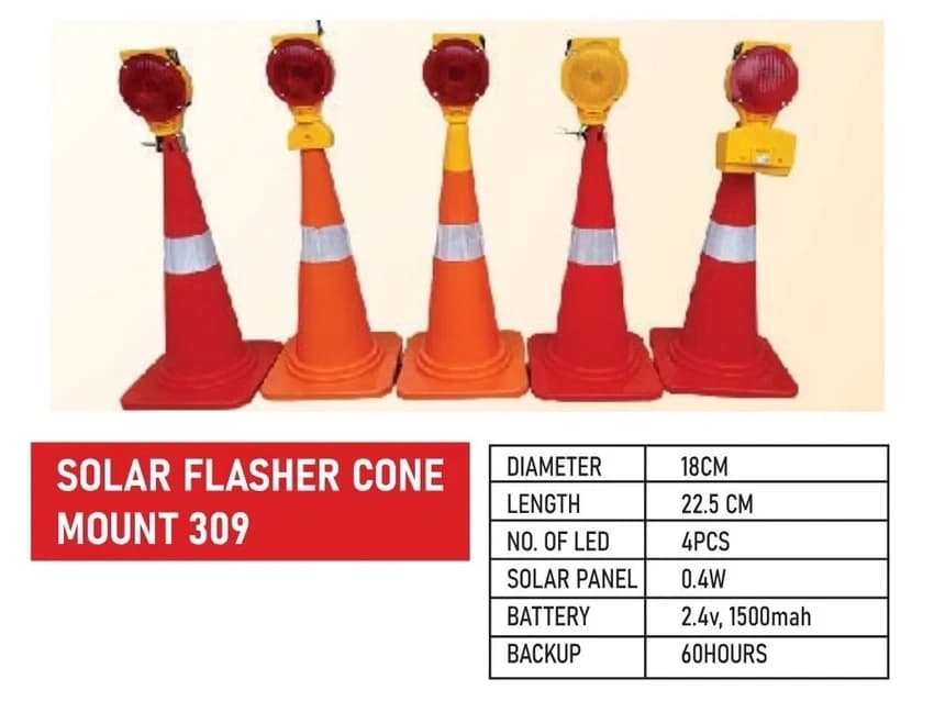 Solar Traffic Blinker Flasher
