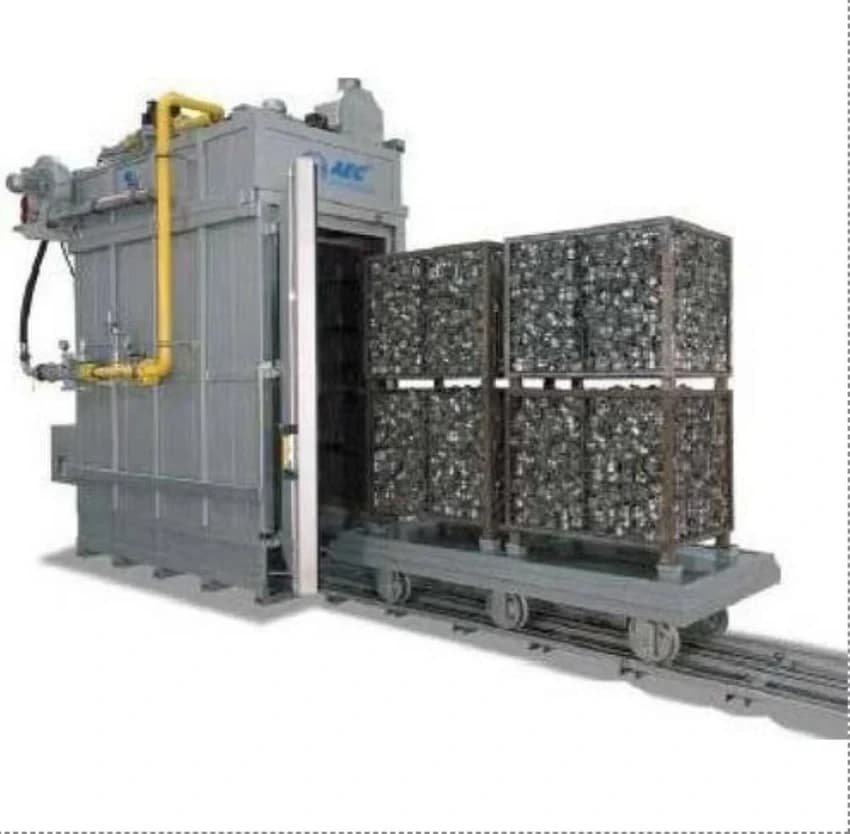 Iron Fix Bogie Hearth Furnace, Material Loading Capacity: 900 Kg