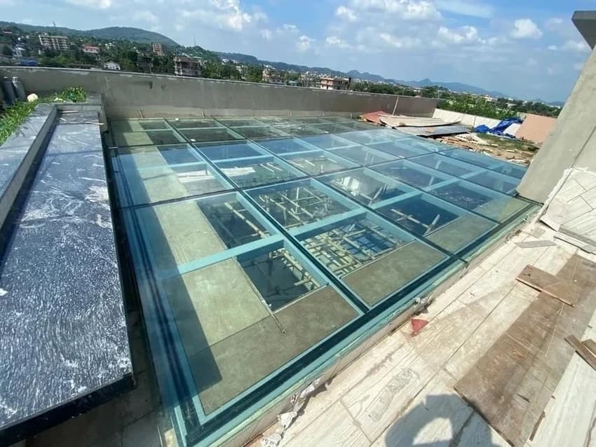 Crystal Pathway Glass Bridge