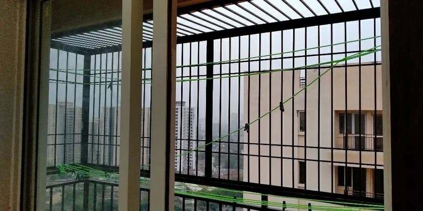 Stainless Steel Simple Iron Balconygrill For Home