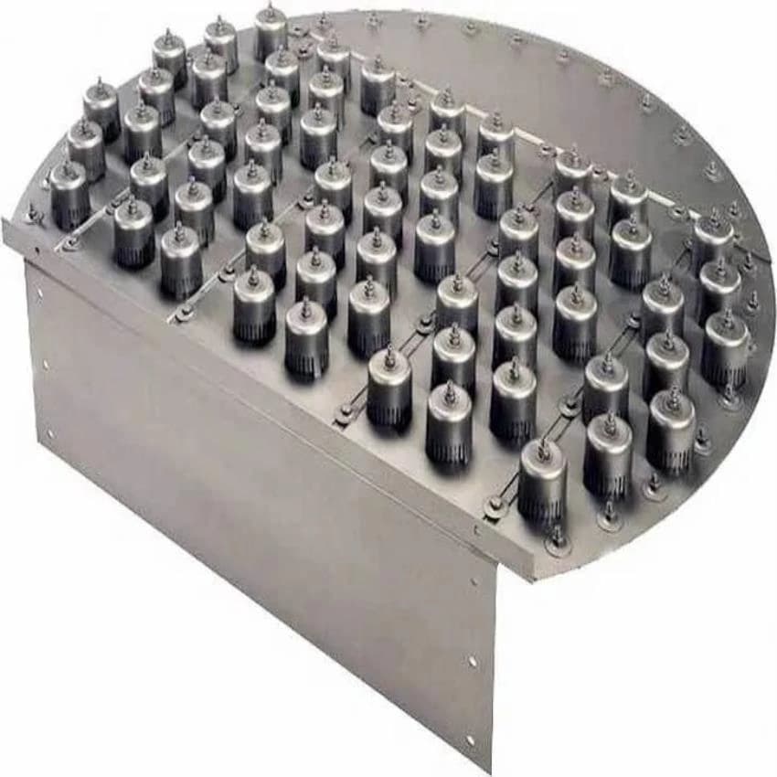 Stainless Steel Bubble Cap Tray, Automation Grade: Manual, Round Bar