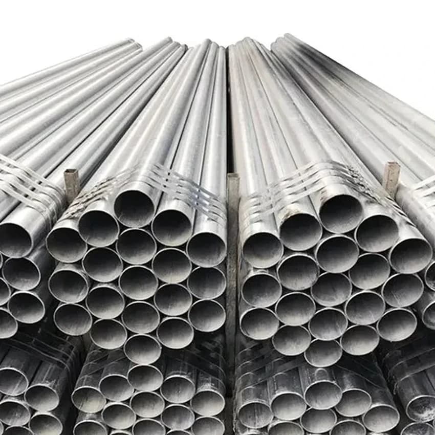 Galvanized Steel Round Pipe, Size/Diameter: 50 mm