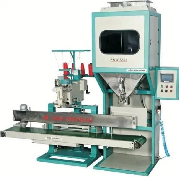 Filling & Weighing & Bag Closing Machine (Auto Height Adjustment)