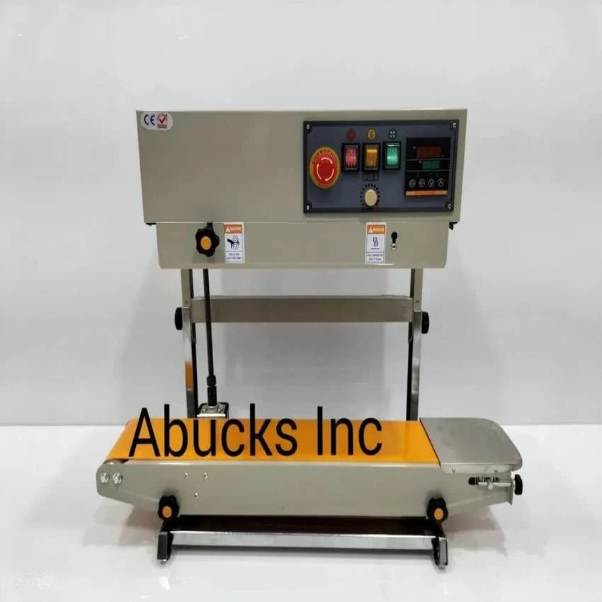 Semi-Automatic Band Sealer Machine Vertical Continuous Pouch Sealing Machine