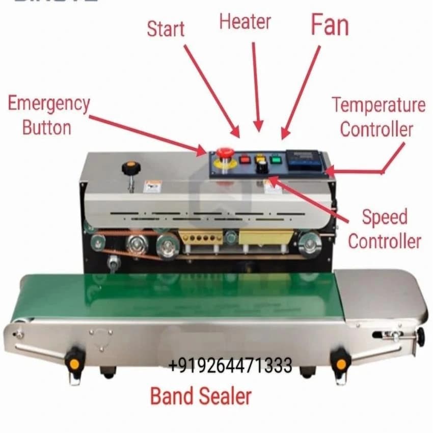 Band Sealer for Makhana processing unit