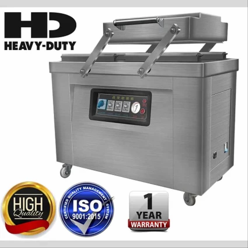 Automatic Double Best Dry Fresh Fish Food Meat Vacuum Sealer Packing Machine