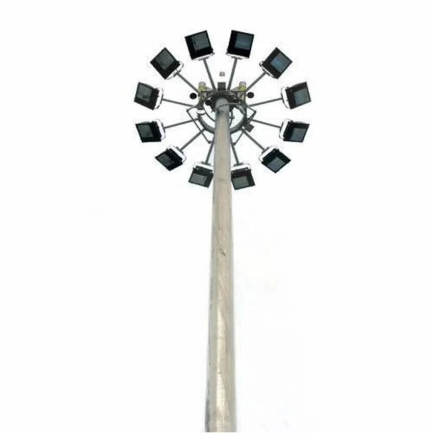 12 Meter Galvanized Iron Octagonal Pole, For Lighting