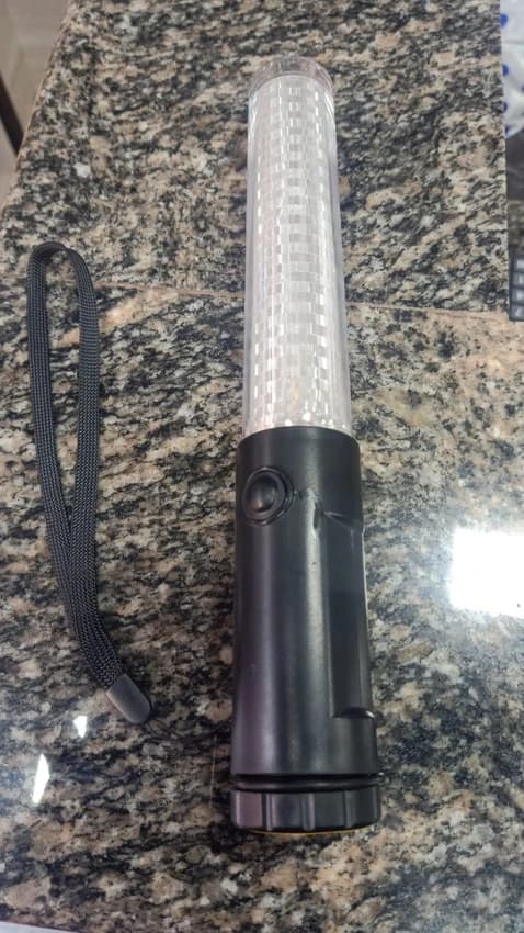 Plastic Multicolor Road Safety LED Light, Mounting Type: Wall Mounting, B15