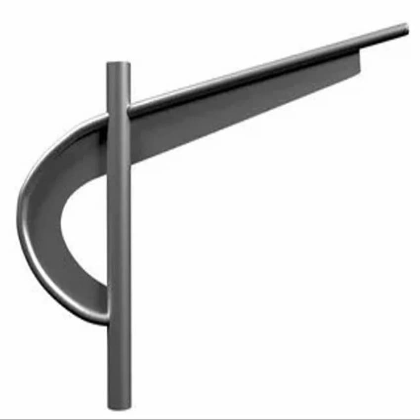 MS Single Arm Pole Bracket, Aluminium